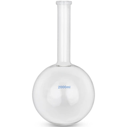 Steinberg Systems Laboratory flat-bottomed spherical glass flask 2000 ml