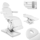 Physa Beauty chair for tattoos spa massage BOLZANO - white