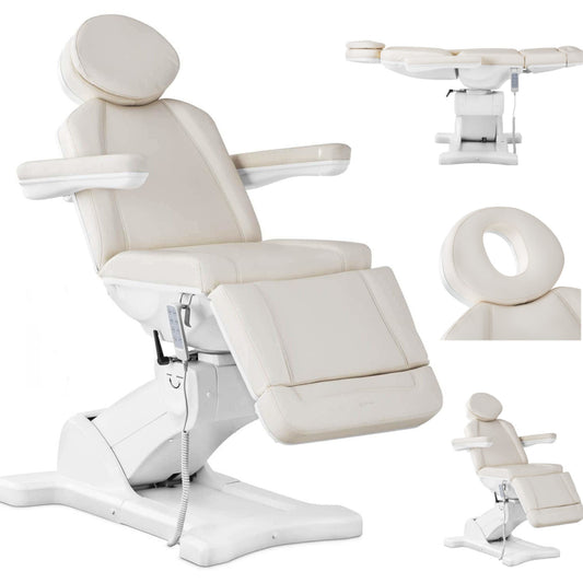 Physa CHIETI electric spa tattoo massage cosmetic chair - ecru