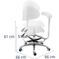 Massage Tables – WUPPERTAL cosmetic saddle chair with adjustable backrest - Carlat