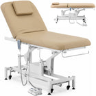 Physa Bed Beauty Table for Electric Massage 2 engines 150 kg LYON - dark beige