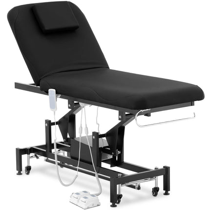 Physa Bed cosmetic table for electric massage 2 engines 200 kg LYON - black