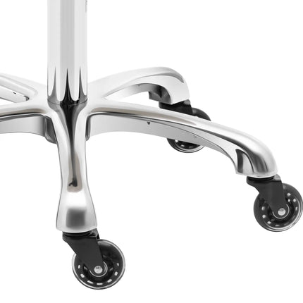 Physa Cosmetic stool stool on wheels up to 150 kg WORCESTER - dark gray – image 3