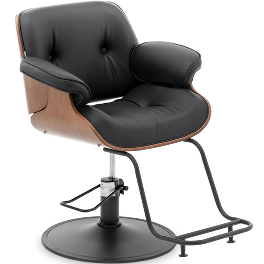 Physa PHYSA FILEY barber hairdressing chair with footrest - black