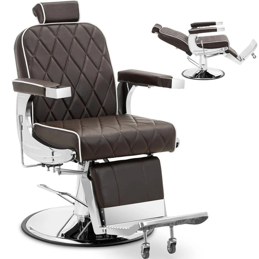 Physa Adjustable Physa FOXLEY hairdressing and barber chair for tattooing - brown