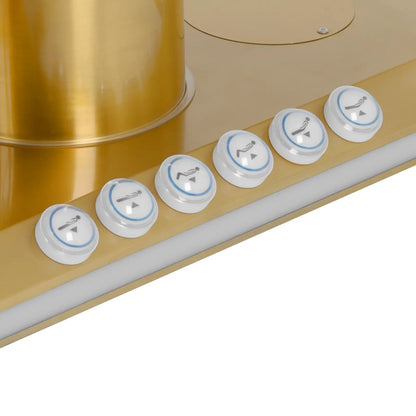 Physa Heated SPA beauty chair with 3 motors 200 kg SAVONA - white and gold – image 5
