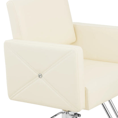 Physa CARLISLE barber hairdressing chair with footrest - cream – image 4