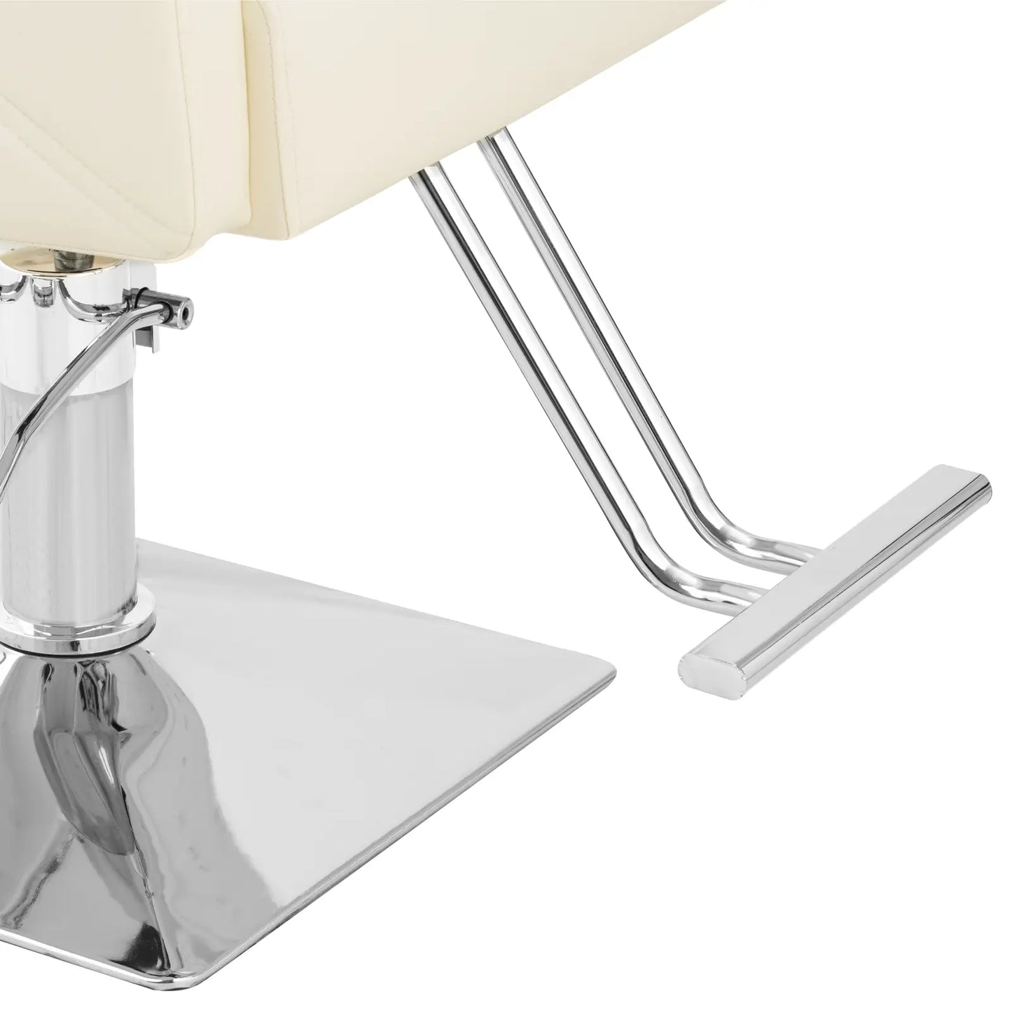 Physa CARLISLE barber hairdressing chair with footrest - cream – image 5