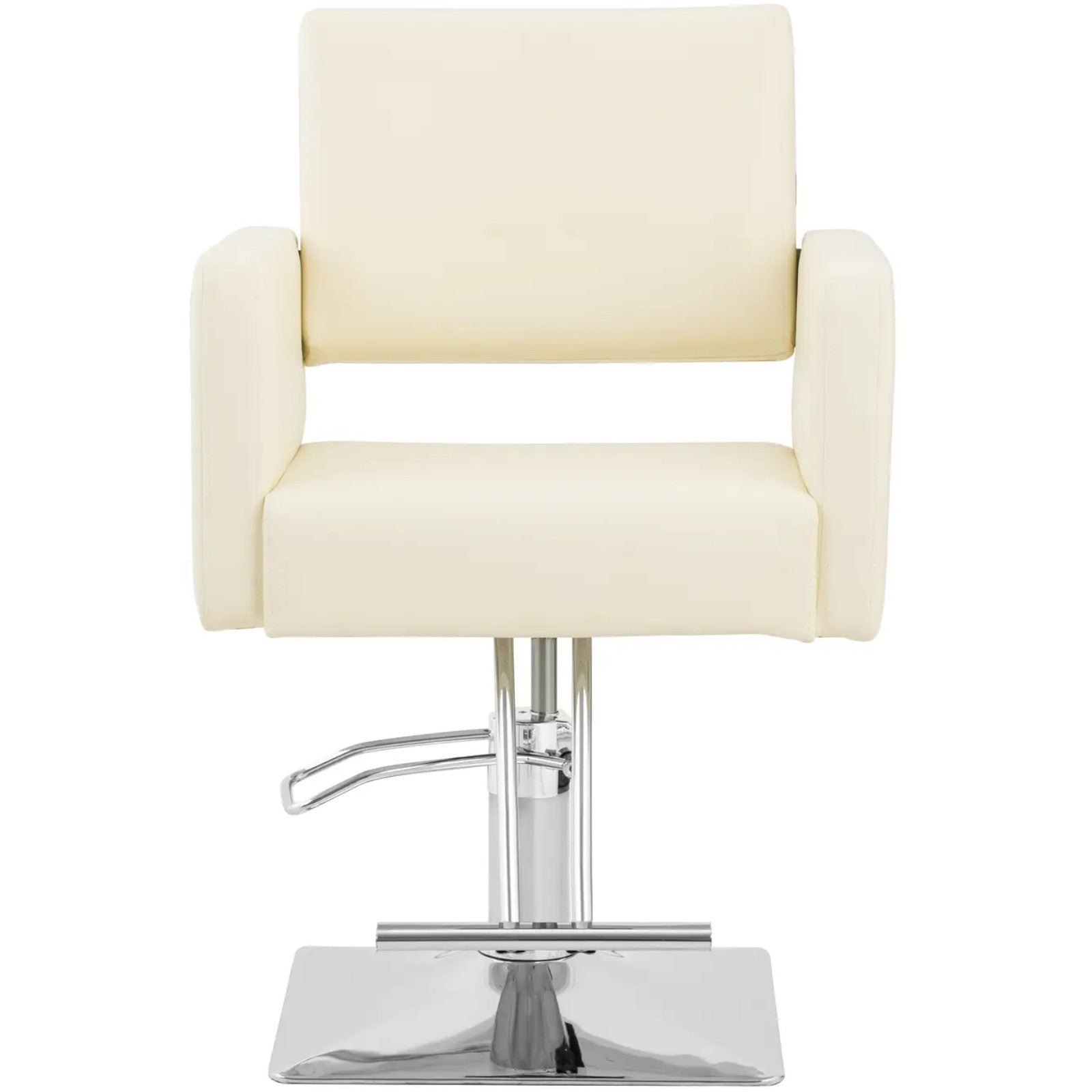 Physa CARLISLE barber hairdressing chair with footrest - cream – image 6