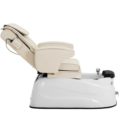 Physa Podiatry pedicure chair with shower tray massage function - cream – image 6
