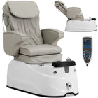Physa Podiatry pedicure chair with shower tray massage function - beige