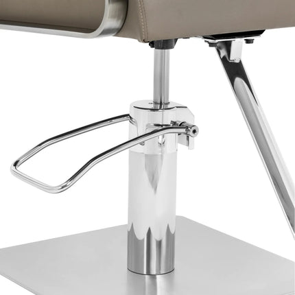 Physa Physa OTLEY cosmetic barber chair with footrest - beige and silver – image 3