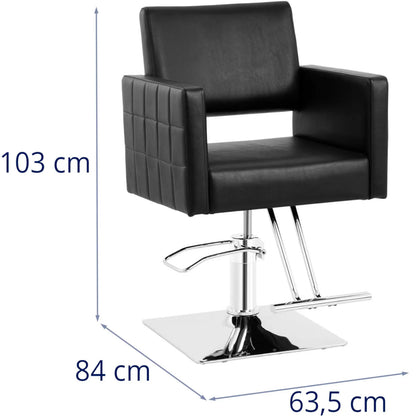 Physa Physa RIBBLETON cosmetic barber chair with footrest - black – image 5