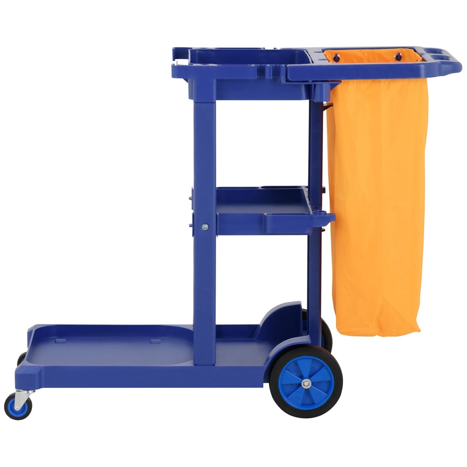 Ulsonix Service cart with shelves, mop holder and laundry bag – image 5