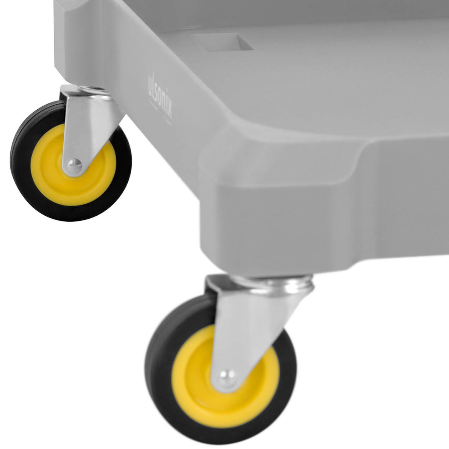Ulsonix Service cart with shelves, mop holder and laundry bag + cover – image 6