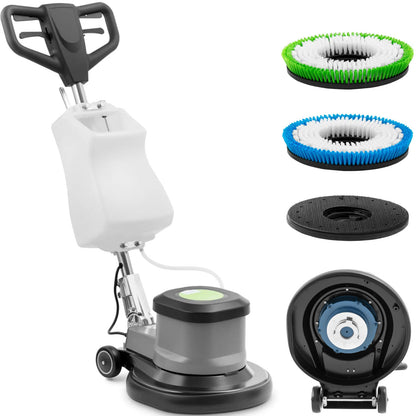 Ulsonix Electric scrubber dryer floor cleaning machine 17'' 5 l 175 rpm