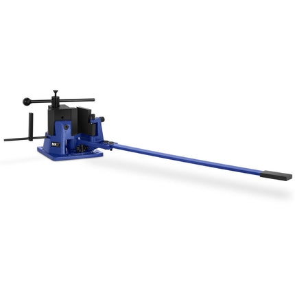 MSW Manual sheet metal bending machine with protractor, width 100 mm, STEEL – image 2