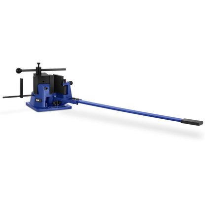 MSW Manual sheet metal bending machine with protractor, width 100 mm, STEEL – image 2