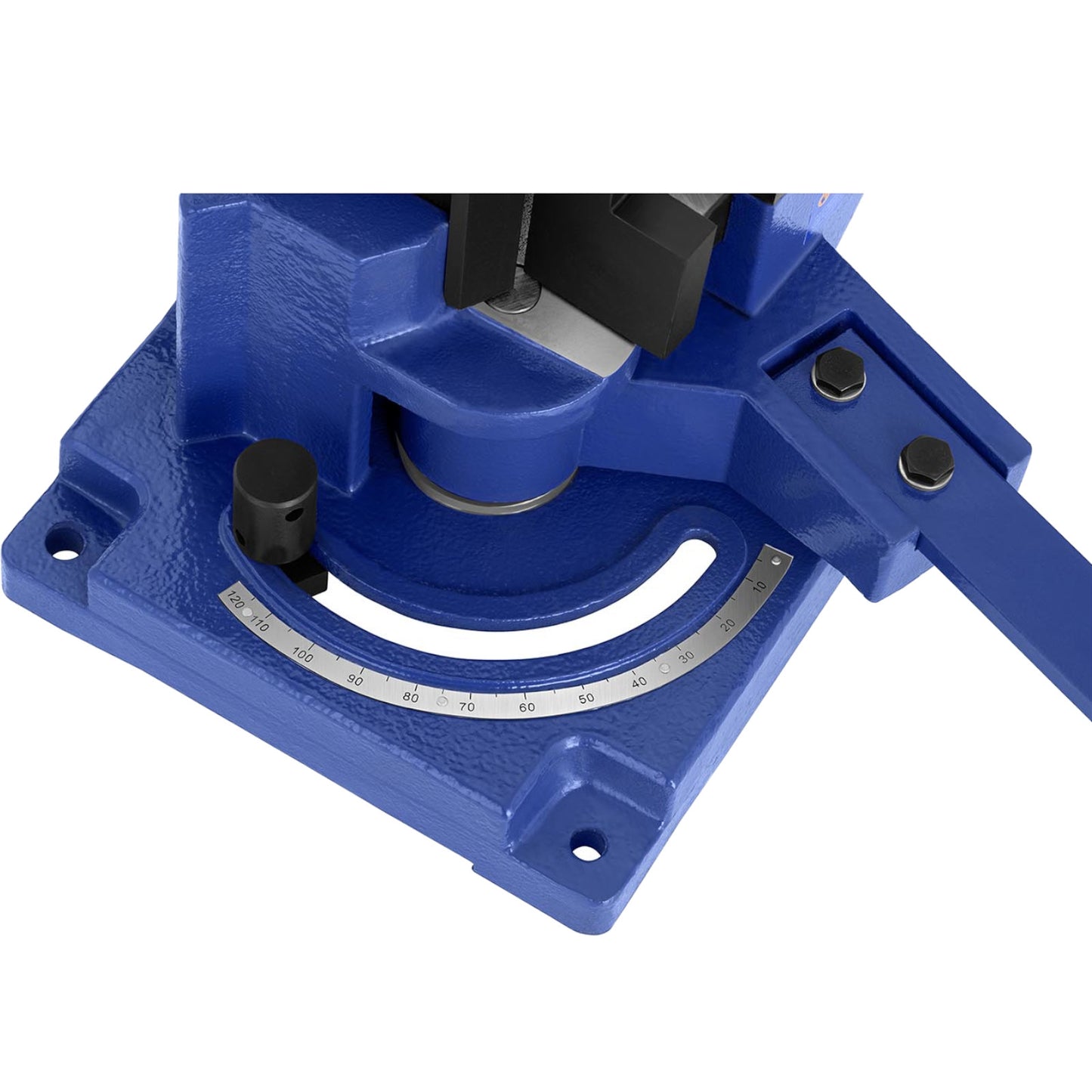 MSW Manual sheet metal bending machine with protractor, width 100 mm, angle up to 120 degrees STEEL – image 6
