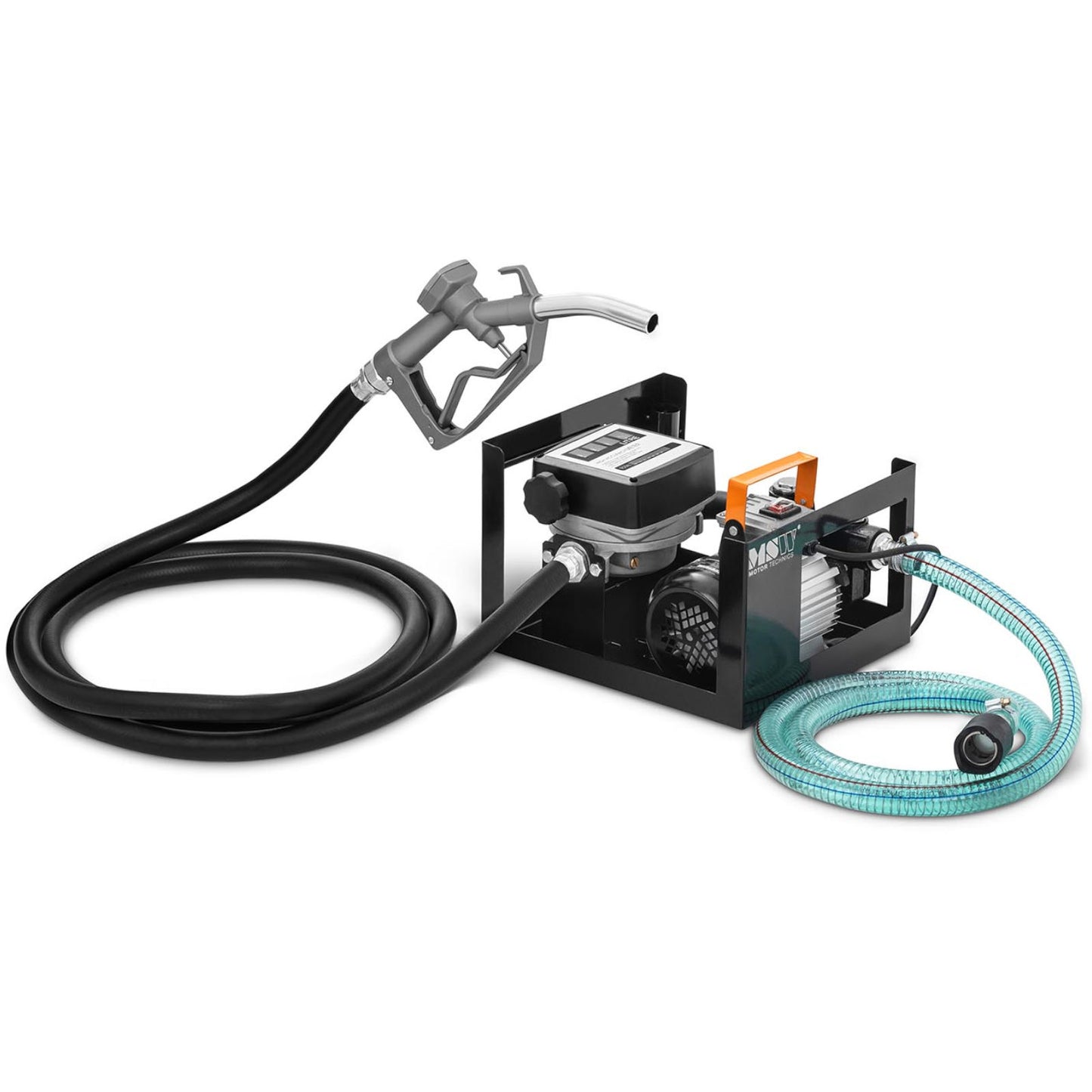 MSW Electric diesel fuel dispenser pump with IP55 meter 230 V 600 W 60 l/min – image 2