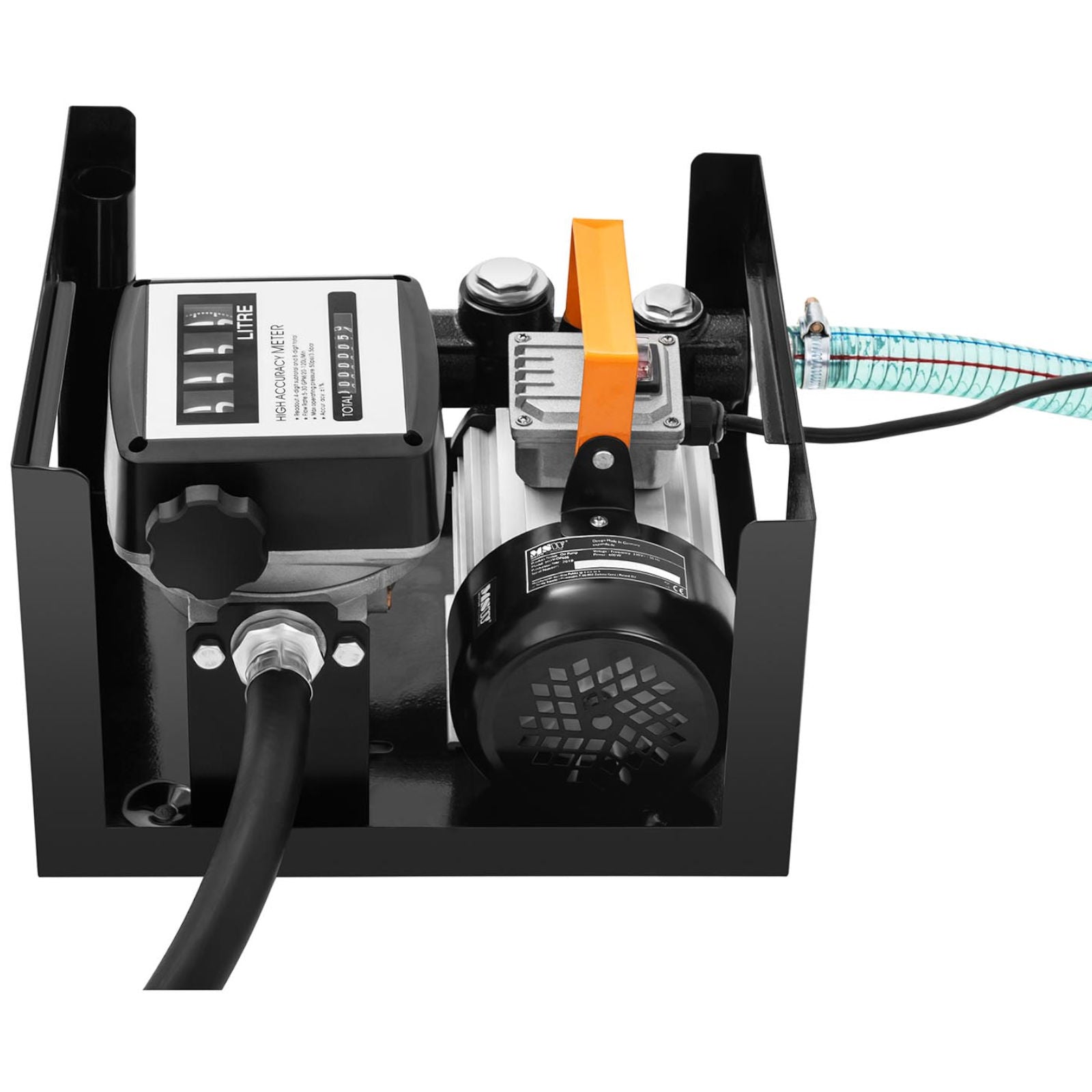 MSW Electric diesel fuel dispenser pump with IP55 meter 230 V 600 W 60 l/min – image 5