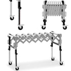 MSW Transport table feeder transport roll forming 9 rolls up to 130 kg 145 x 59 x 96 cm