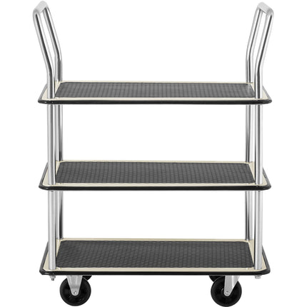 MSW Transport trolley with handles 3 shelves up to 150 kg 72 x 43 cm – image 6