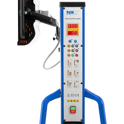 MSW Infrared spray sprayer for drying body on a stand 4 x 1000 W – image 3