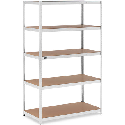 MSW Metal warehouse shelf 5 shelves 750 kg 100 x 60 x 200 cm gray – image 9