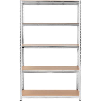 MSW Metal warehouse shelf 5 shelves 750 kg 100 x 60 x 200 cm gray – image 12