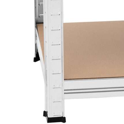 MSW Metal warehouse shelf 5 shelves 750 kg 100 x 60 x 200 cm gray – image 18