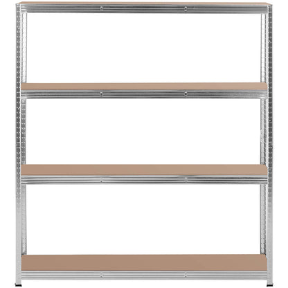 MSW Metal warehouse shelf 5 shelves 750 kg 100 x 60 x 200 cm gray – image 26