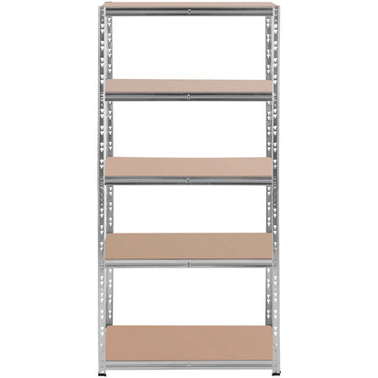 MSW Metal warehouse shelf 5 shelves 750 kg 100 x 60 x 200 cm gray – image 33