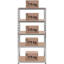 MSW Industrial Shelving – Metal warehouse shelf 5 shelves 750 kg – image 34