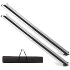 MSW Access ramp, portable, foldable driveway rails 120 x 19 cm - 2 pcs.
