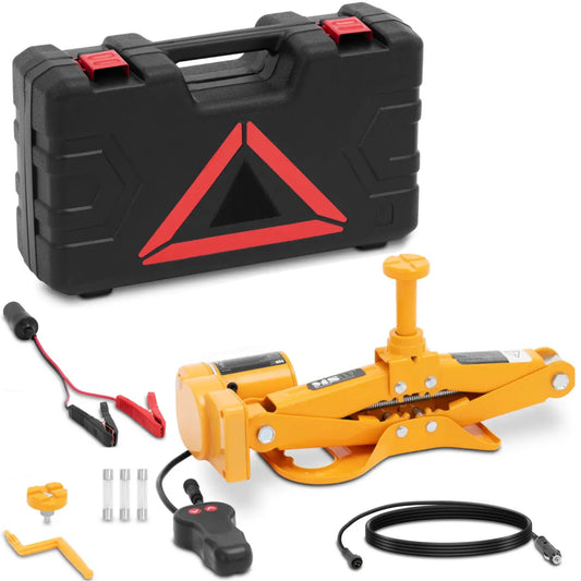 MSW Electric scissor car lift for 3 t 12 V