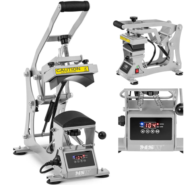Thermal transfer press for caps with hat top LCD 0-250C
