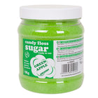 GSG24 Coloured sugar for cotton green with apple flavor 1kg