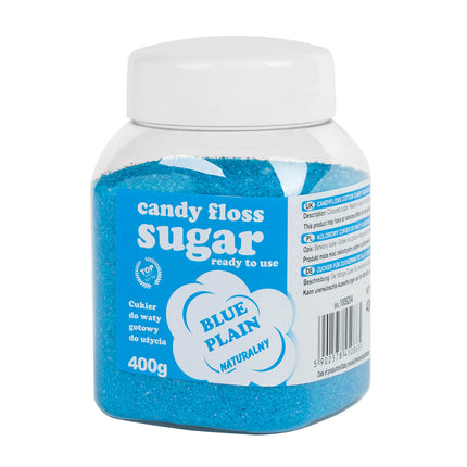 Colored sugar for cotton candy assorted flavors 400g