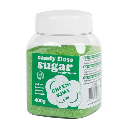 Colored sugar for cotton candy assorted flavors 400g