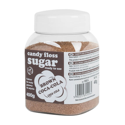 Colored sugar for cotton candy assorted flavors 400g
