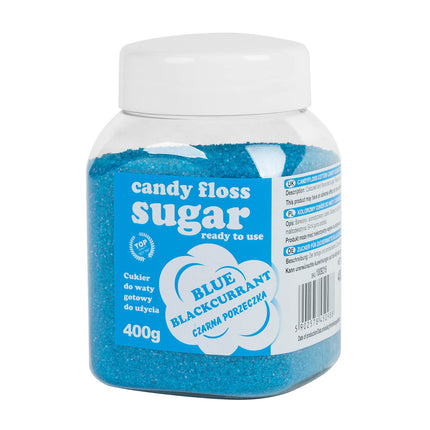 Colored sugar for cotton candy assorted flavors 400g