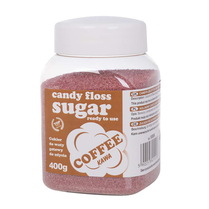 Colored sugar for cotton candy assorted flavors 400g