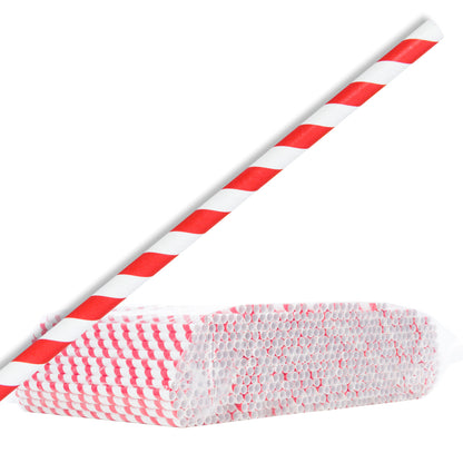 GSG24 Paper cotton candy sticks 6/270mm - white and red 500 pcs. – image 2