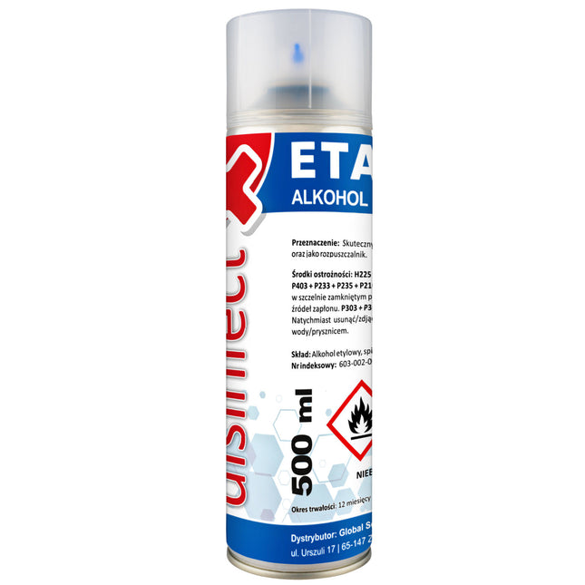 ETHANOL - Ethyl alcohol contaminated with DISINFECT 99% spray 500ml