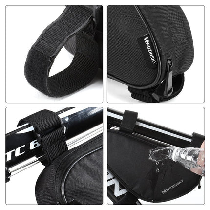 WOZINSKY Bicycle bag for bike frame 1.5 l black – image 10