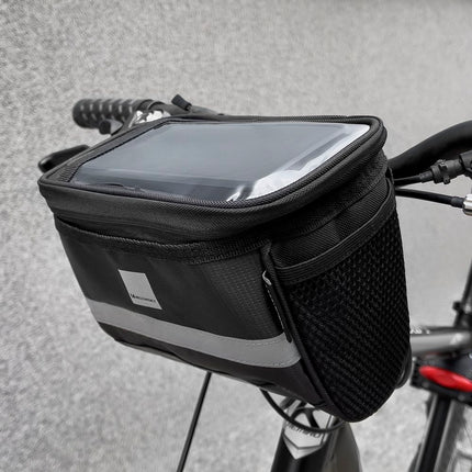 WOZINSKY Bicycle bag for steering wheel with case for phone 2 l black – image 10