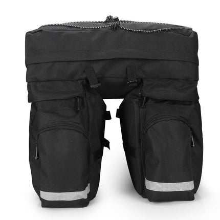WOZINSKY A large bicycle bag 60 l per trunk + rain cover black – image 10