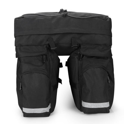 WOZINSKY A large bicycle bag 60 l per trunk + rain cover black – image 10