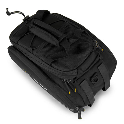 WOZINSKY Large bicycle bag for trunk 35l + rain cover black – image 6